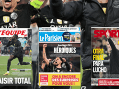 “Façanha dantesca”, “alegria absoluta”, “noite mágica”… a emoção da imprensa francesa e europeia após a qualificação do PSG para a Liga dos Campeões