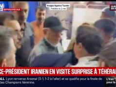 Fotos do vice-presidente do Irã em visita surpresa a Teerã