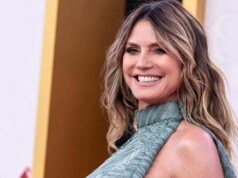Heidi Klum surpreende com aparição de “Hans, Franz e Fritz”.