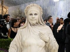 Heidi Klum surpreendeu como uma estátua viva no Met Gala: “Uma obra de arte da moda”