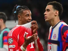 Liga dos Campeões: Michael Olis, astro do Bayern, usa máscara no confronto com o PSG