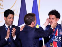 Liga dos Campeões: jogadores do Paris Saint-Germain recebidos por Emmanuel Macron no dia seguinte à vitória