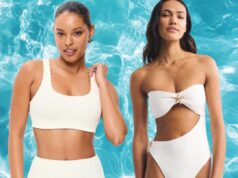 Maiô branco quente para o verão por apenas US$ 12