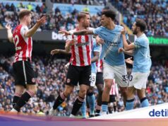 Man City x Brentford ainda sem gols no primeiro tempo