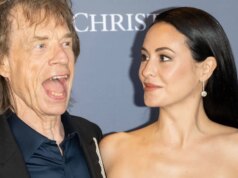 Mick Jagger apareceu com sua noiva, 44 anos mais nova que ele