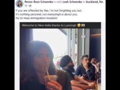 Não foi racismo: mulher da Nova Zelândia diz que a polícia foi até sua casa e ‘Bem-vindo à Nova Índia’ Postagem no FB
