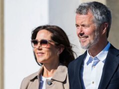 Nos looks dos parceiros, Mary e Frederik poderiam ter saído do catálogo