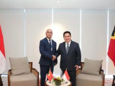 O Ministro da Juventude e Desportos Eric Thohir apoia o desenvolvimento do pencak silat em Timor Leste