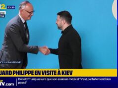 O candidato presidencial Edward Philip encontrou-se com Vladimir Zelensky em Kiev.