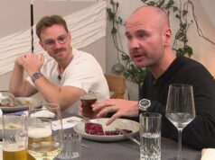 O convidado sai do “jantar perfeito”.