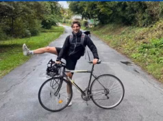 O incrível desafio de Benoit: pedalar 2.900 km na rota do Tour de France de 1903 para criar ligações em nossas aldeias.