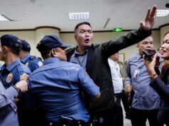 O tiroteio ocorreu no Senado das Filipinas. A polícia foi prender o Senado.