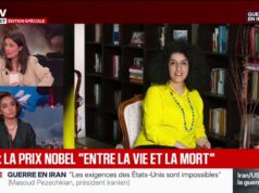 “O vencedor do Prémio Nobel da Paz está hoje nos cuidados intensivos”, diz Chirinn Ardakani, advogado do activista iraniano Narges Mohammadi.