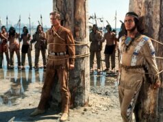 “Old Shatterhand” com Guy Madison: vai passar na TV no sábado