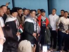 Os cidadãos indonésios sequestrados por Israel chegaram ao aeroporto de Soita