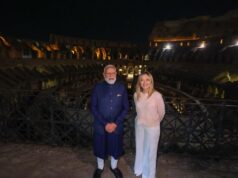 PM Modi encontra-se com o primeiro-ministro italiano Meloni e visita o Coliseu | direto em frente