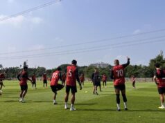 Persija realiza treinamento contra Persib, equipe completa pronta para competir