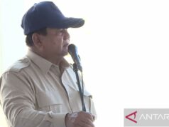 Prabowo analisa o desenvolvimento das aldeias piscatórias em Gorontalo.