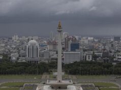 Prepare-se para trazer guarda-chuva, BMKG prevê chuva em Jacarta esta tarde