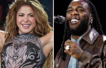 Shakira voltou a cantar oficialmente na Copa do Mundo, desta vez com Burna Boy
