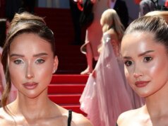 Shania e Davina: filhas de cabra chamam atenção em Cannes