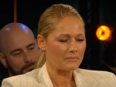 “Spray de sangue”: Helene Fischer tentou conter as lágrimas no “NDR Talk Show”.