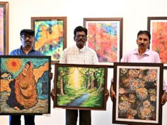 Temporada de cores: Galeria Coimbatore apresenta trabalho de Kongu Oviya Kalai Kuzhu