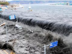 Terremoto no Japão ao vivo: terremoto de magnitude 7,4 no Japão. Movimento no mar. Emitir um alerta de tsunami