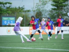 Um sinal do renascimento do futebol feminino, a estreia do MilkLife Soccer Challenge Banjarmasin Series 2 2025 2026