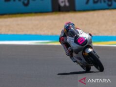 Veda Ega terminou em oitavo depois de largar em 20º na Moto3 Catalunha