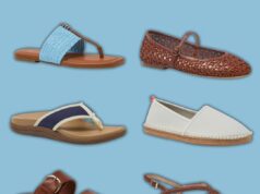 Venda de sapatos do Land’s End Memorial Day: sandálias de praia e slides abaixo de US $ 50