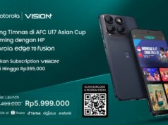 Visualizar AFC U17 no VISION+ é mais divertido com o celular Motorola Edge 70 Fusion