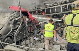 10 enfermeiras ficaram feridas em um ataque a bomba israelense perto de um hospital libanês