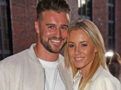 A apresentadora esportiva da RTL Laura Papendick e o candidato a “Bachelorette” Alexander Hindersmann dão as boas-vindas ao segundo filho