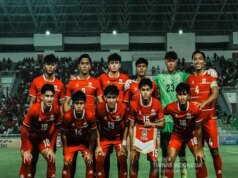 A seleção indonésia de futebol não conseguiu chegar à final do torneio AFF Sub-19 depois de ser derrotada pela Austrália