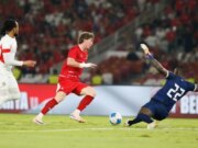 A selecção nacional da Indonésia derrotou Moçambique através do único golo de Ole Romeny