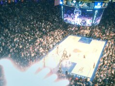 A vibração dentro do Madison Square Garden durante o jogo 3 do Knicks-Spurs