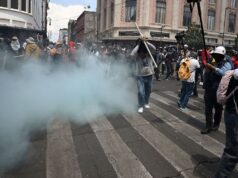 Contra manifestação de professores: polícia mexicana usa gás lacrimogêneo perto da área de torcida da Copa do Mundo