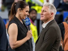 Copa do Mundo: Schweinsteiger brinca sobre Sedlaczek – ela rebate imediatamente