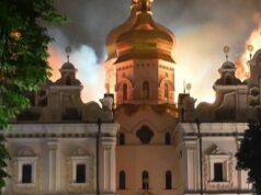 “Dizer que a Igreja Russa afirma cuidar dos lugares sagrados”: A Igreja Ortodoxa Ucraniana condena veementemente o ataque russo que queimou a Catedral da Assunção, classificada pela UNESCO