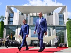 Encontro entre Friedrich Merz e Peter Magyar em Berlim