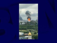 Incêndios, fumaça preta, destroços: imagens impressionantes de ataques de drones ucranianos em uma refinaria de petróleo em Moscou