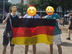 Lenda da NFL pagou por seu hotel – os americanos estão absolutamente apaixonados pelos turistas alemães da Copa do Mundo