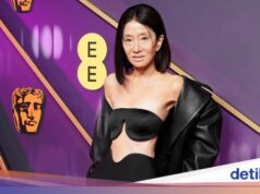 Mais pop: Vera Wang parece ousada aos 77 anos, usa sutiã para se manter no centro das atenções