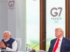 Modi e Trump reuniram-se após 16 meses na cimeira do G7 com calorosas saudações.
