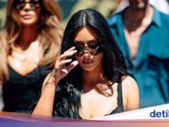 O estilo sexy de Kim Kardashian estreia com Lewis Hamilton no GP de F1 de Mônaco