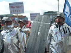 Protestos em Berlim e Volklingen – IG Metall teme siderúrgicas