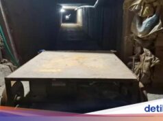 Rotas subterrâneas avançadas de drogas entre os EUA e o México