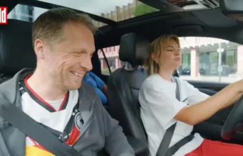 Você também pode se divertir – Oliver Pocher é um convidado do BILD Quiz Taxi